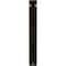 Ekena Millwork Austin Wrought Iron Bracket, (Single center brace), Antiqued Pale Gold 1 1/2"W x 7 1/2"D x 10"H BKTM01X07X10SAUAPG - alternate 5